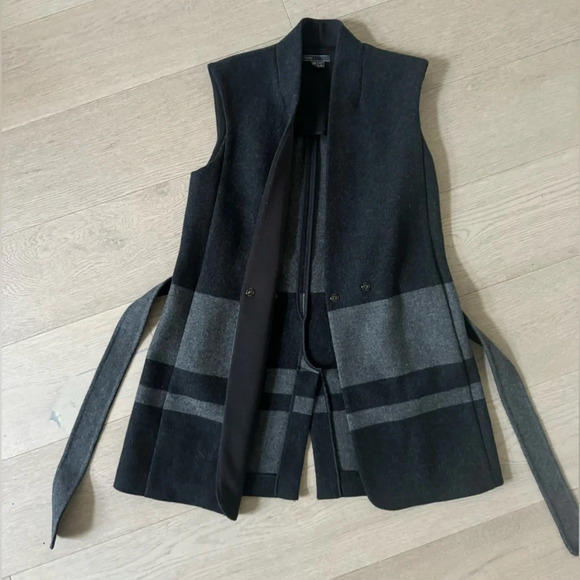 Vince Stipe Blanket sleeveless long vest size XS - Picture 6 of 9